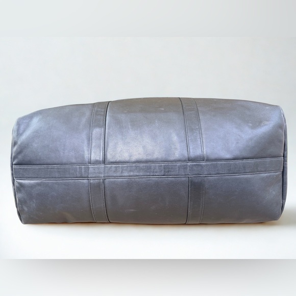 🔥Vintage COACH Black Leather Transatlantic Travel Duffel Bag #0503 - Made in USA - Picture 5 of 16